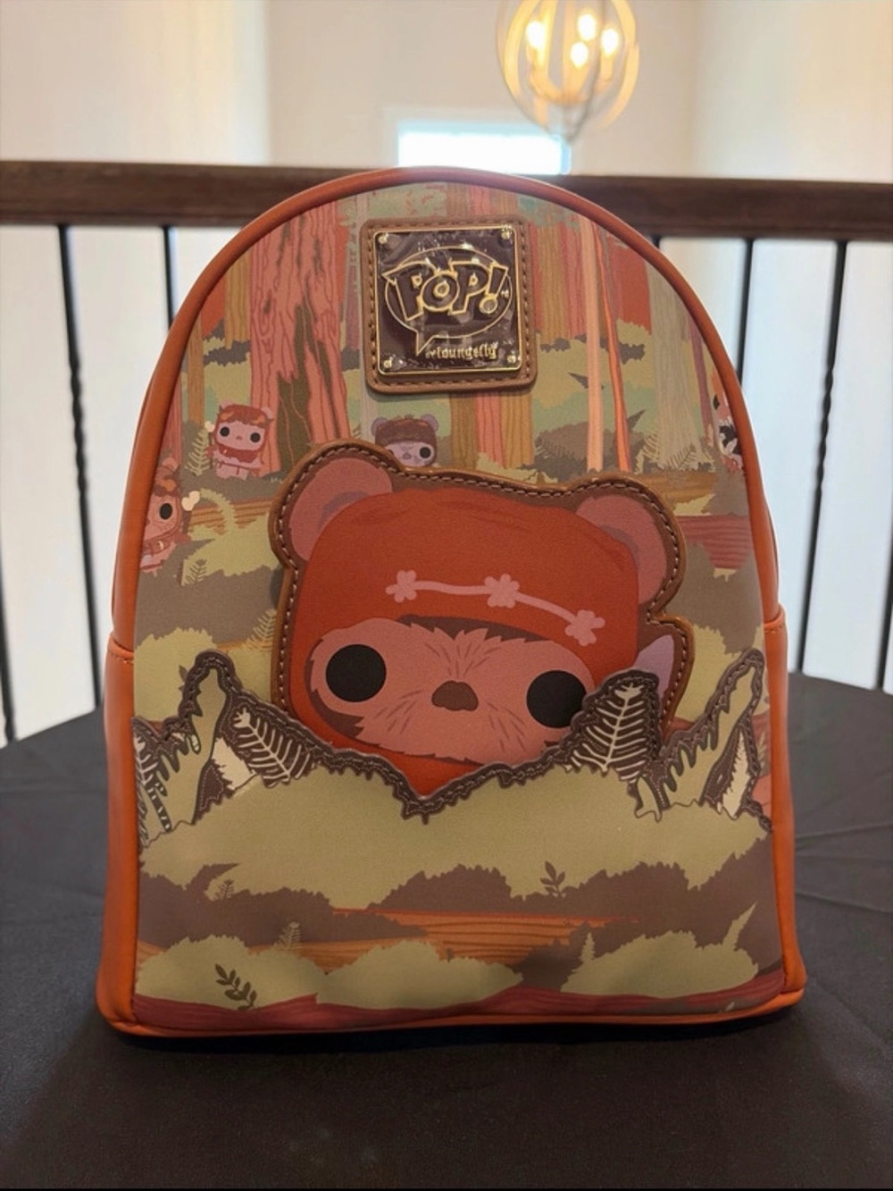 NWT Loungefly Star Wars Pop! Ewok mini backpack